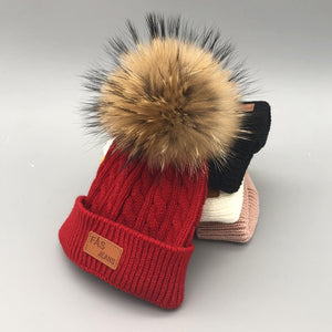 Kids Pom Pom beanies